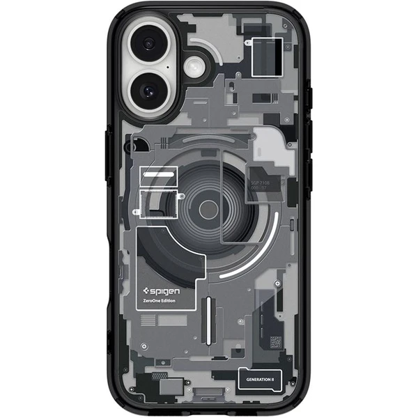 Spigen Ultra Hybrid MagSafe kryt iPhone 17 zero one black - Puzdra - Obrázok 896f3669ba1641379e0990e5d9ffccf0