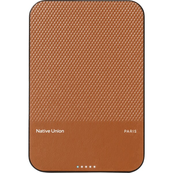 Native Union (Re)Classic Magnetic Power Bank Qi2 5000mAh hnedá - Powerbanky - Hlavný obrázok