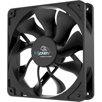 Akasa VIPER S-flow 120mm čierna - Ventilátory pre PC