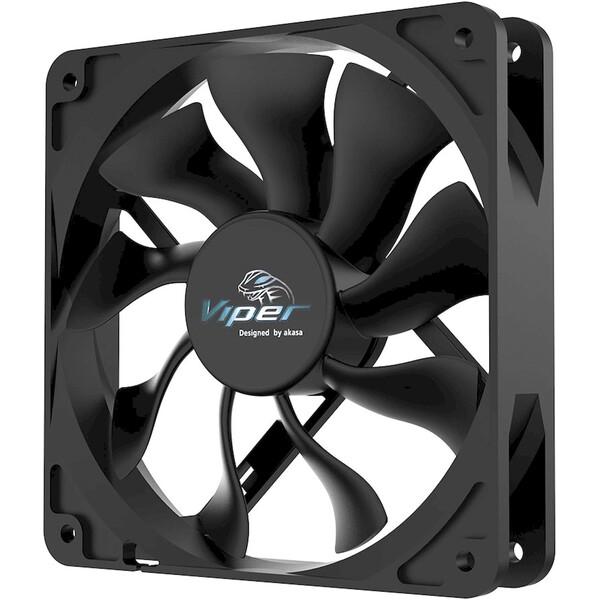 Akasa VIPER S-flow 120mm čierna
