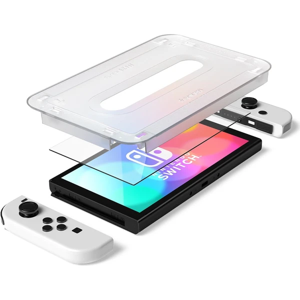 Spigen Glass tR EZ Fit tvrdené sklo pre Nintendo Switch OLED (2 Pack) - Ochranné fólie a sklo - Obrázok 89K4G00101