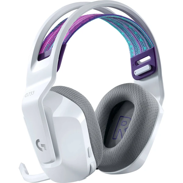 Logitech G733 LIGHTSPEED bezdrôtové herné slúchadlá 7.1 biela - Slúchadlá - Obrázok 89PO600301