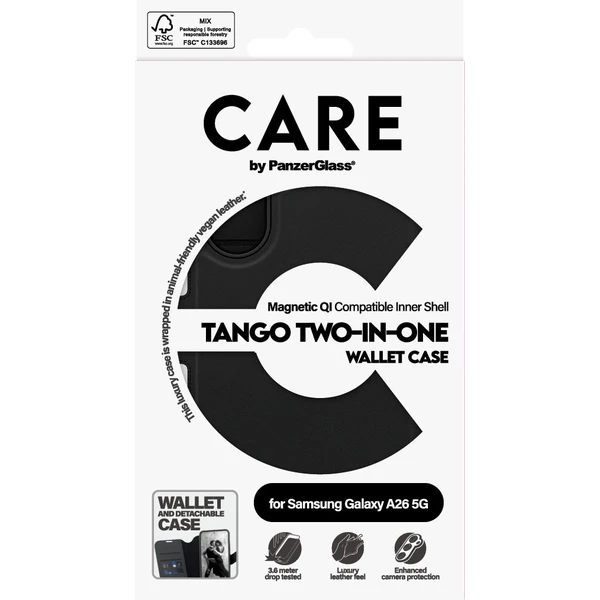 PanzerGlass® CARE púzdro Samsung Galaxy A26 Tango 2v1 Wallet - Puzdra - Obrázok 89UC000K01