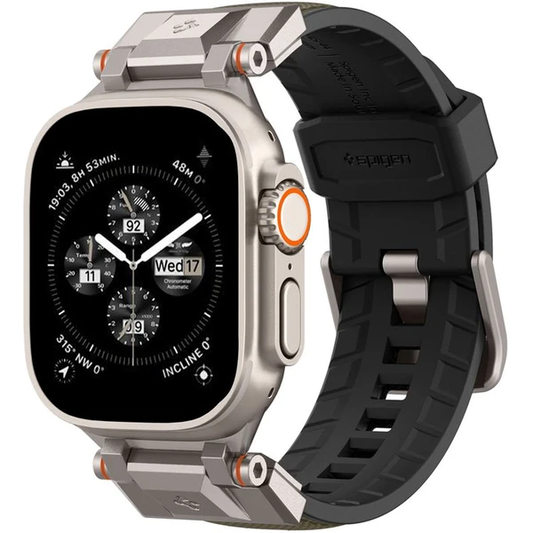 Spigen DuraPro Armor remienok Apple Watch Ultra 49/46/45/44/42mm tmavo zelený - Remienky - Obrázok 89aa881e9bbb4cbc942826263174afbf