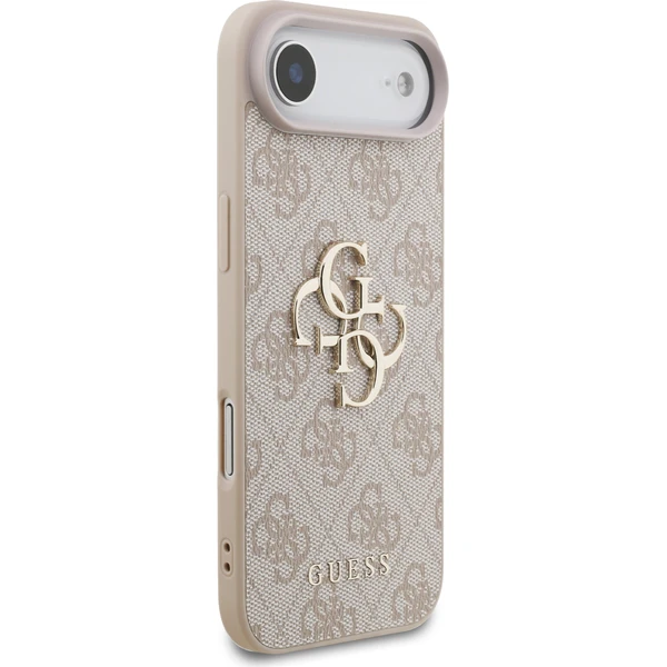 Guess PU 4G Metal Logo kryt iPhone Air ružový - Puzdra - Obrázok 89b69f8d1ffb4e1093317ddbe520f6c2