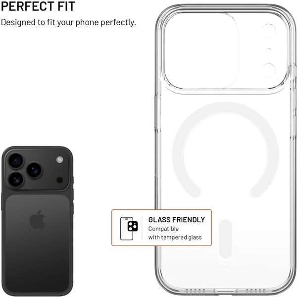 FIXED MagShell ultratenký kryt s MagSafe Apple iPhone 17 Pro číry - Puzdra - Obrázok 89c4d73b9019453db1f98bc9bca09cee