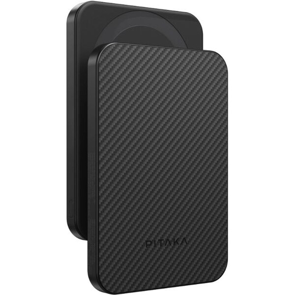 E-shop Pitaka Powerbanka (15W), 5000mAh, Qi2/MagSafe, Black/Grey