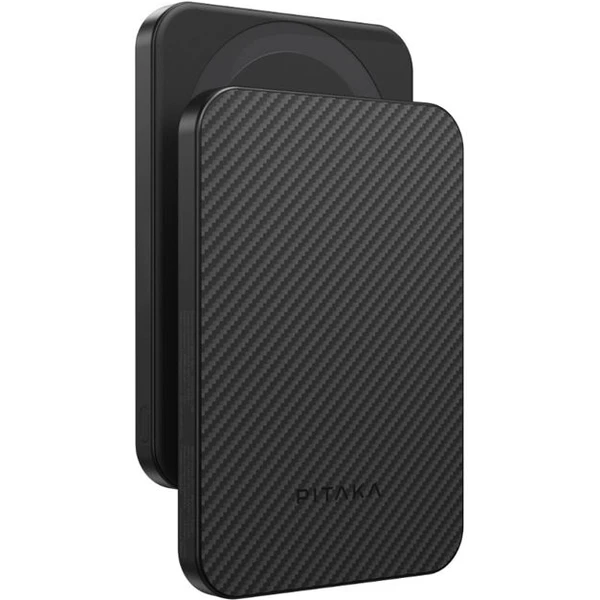 Pitaka Powerbanka (15W), 5000mAh, Qi2/MagSafe, Black/Grey - Powerbanky - Hlavný obrázok