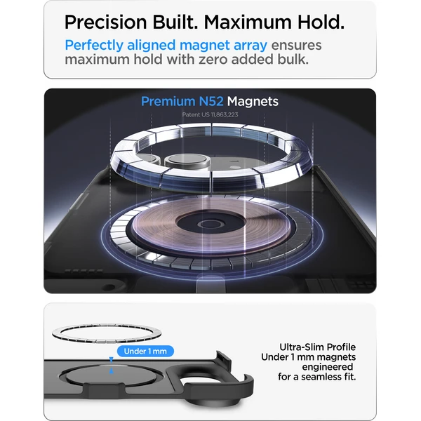 Spigen Tough Armor Pro MagSafe kryt iPhone 18 Fold čierny - Puzdra - Obrázok 89fbc8bd6a89450ca443743041c4790a