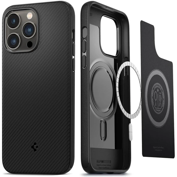 Spigen Mag Armor kryt iPhone 14 Pre čierny - Puzdra - Hlavný obrázok