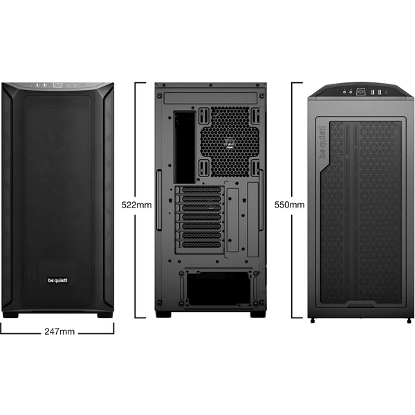 Be quiet! SHADOW BASE 800 čierna - Počítačové skrine - Obrázok 8AMA000601