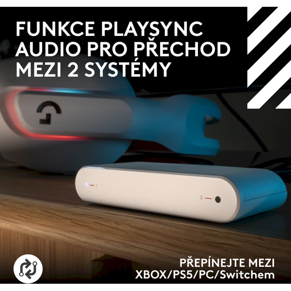 Logitech G A20 X slúchadlá biela - Slúchadlá - Obrázok 8AXH000K01