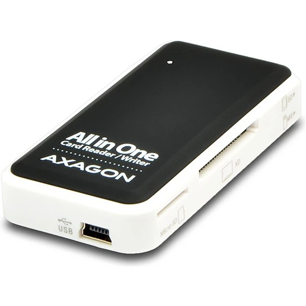 AXAGON CREX1 USB 2.0 externá MINI čítačka 5slot ALLINONE - Čítačky pamäťových kariet - Obrázok 8AZHF00101