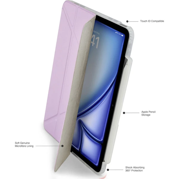 Puzdro na ceruzku Pipetto Origami No3 iPad Air 13" (2026/2025/2024) fialové - Puzdra - Obrázok 8B4Q000K01