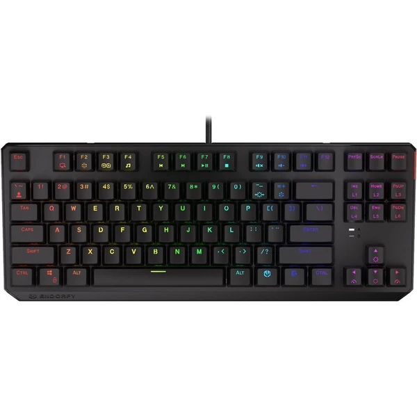 Endorfy Thock TKL Kailh Brown CZ/SK klávesnica čierna - Klávesnice - Hlavný obrázok