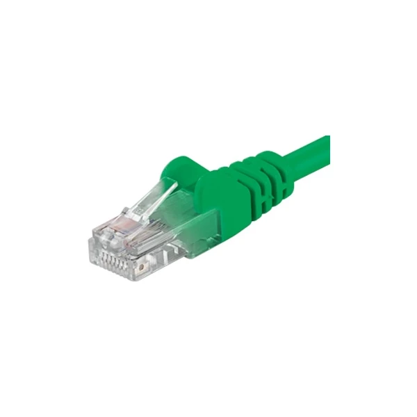 PremiumCord RJ45/RJ45 Cat6 UTP prepojovací kábel 3m zelený - Káble a redukcie - Hlavný obrázok
