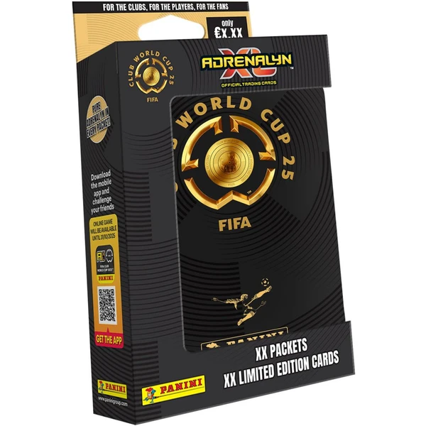 PANINI futbalovej karty FIFA Club World Cup 2025: Adrenalyn - Plechová krabička (pocket) - Futbalové karty - Hlavný obrázok