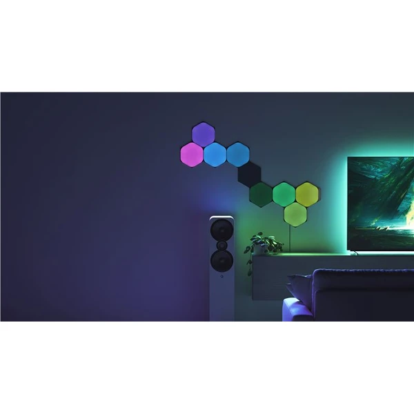 Nanoleaf Shapes v limitovanej edícii Black Hexagons Expansion 3 Pack - Inteligentné osvetlenie - Obrázok 8BQ2000J01