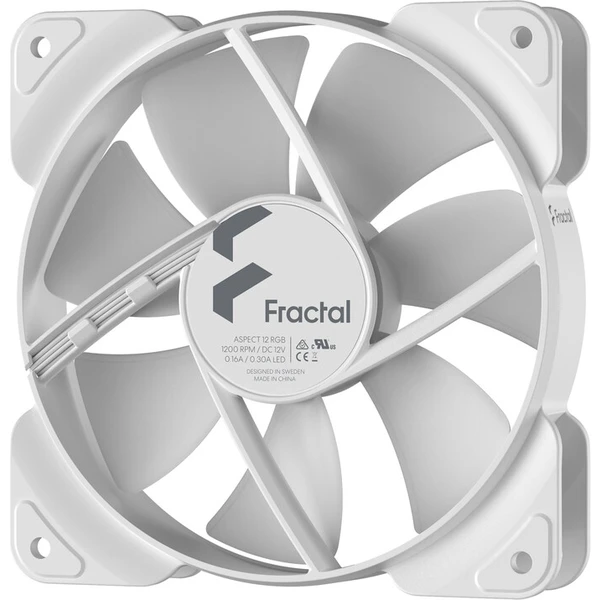 Fractal Design Aspect 12 RGB White Frame - Ventilátory pre PC - Obrázok 8BUG300401