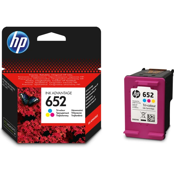 HP F6V24AE č. 652 Viacfarebná originálna - Cartridge - Obrázok 8COE100501