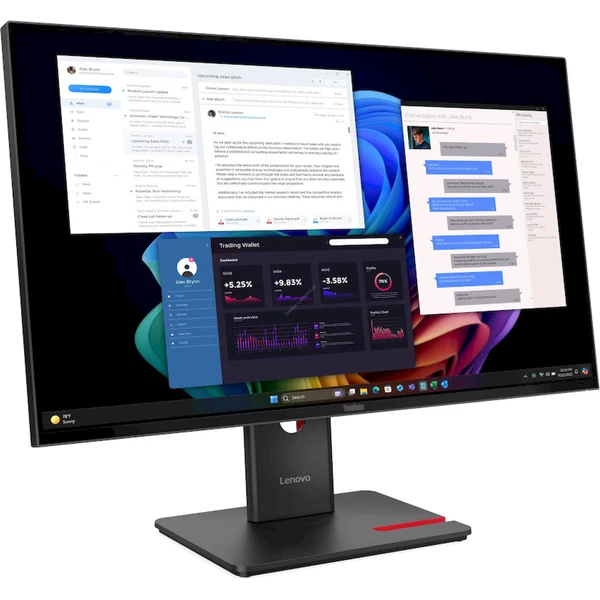 Lenovo ThinkVision T27UD-40 monitor 27" - Monitory - Obrázok 8COI000K01