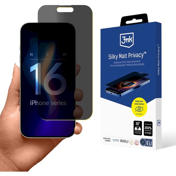 E-shop 3mk Silky Matt Privacy pre Apple iPhone 16 Plus