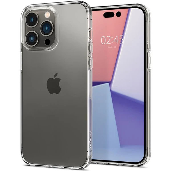 Spigen Liquid Crystal kryt iPhone 14 Pre číry - Puzdra - Hlavný obrázok