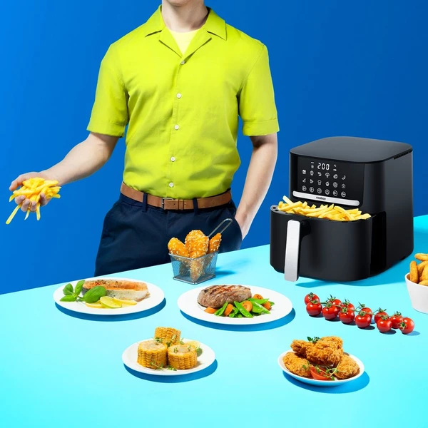 Niceboy ION AirFryer PRO teplovzdušná fritéza čierna - Fritézy - Obrázok 8DRI000K01