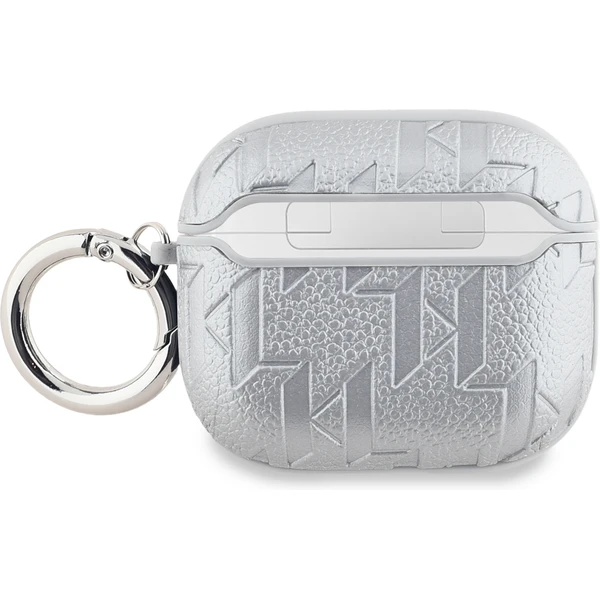 Karl Lagerfeld PU Embossed Choupette Head puzdro AirPods 3 strieborné - Puzdra - Obrázok 8DT6000L01