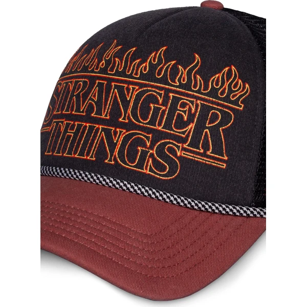 Trucker šiltovka Wrangler Stranger Things - Flame Logo - Čiapky a klobúky - Obrázok 8DYL000K01