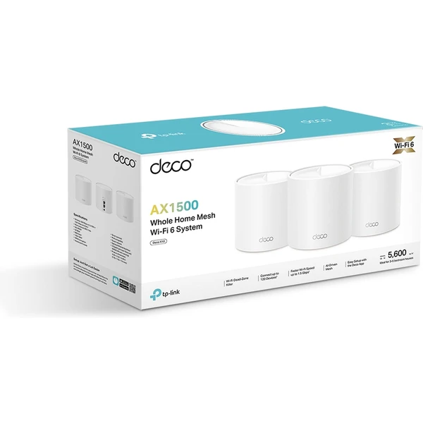 TP-Link Deco X10 mesh systém (3ks) - Mesh systémy - Obrázok 8FF5000J01