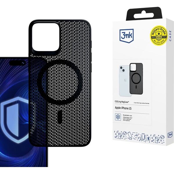 3mk ochranný kryt COOLing MagCase pre Apple iPhone 15