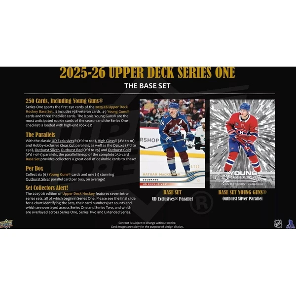 Hokejové karty 2025-26 Upper Deck Series 1 Hockey Hobby Box - Hokejové karty - Obrázok 8G4K000K01
