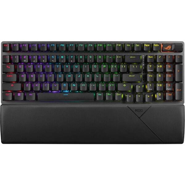 ASUS ROG Strix Scope II 96 bezdrôtová herná klávesnica (US) (RX SNOW) čierna