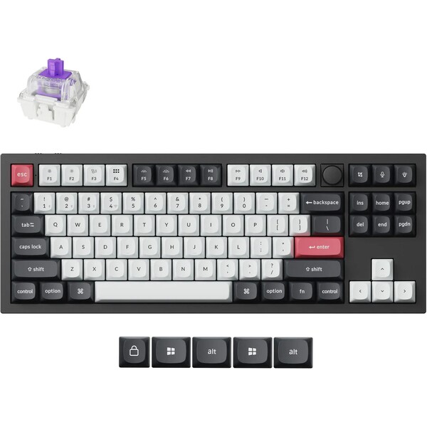 Keychron Q3 HE herná klávesnica (US) čierna