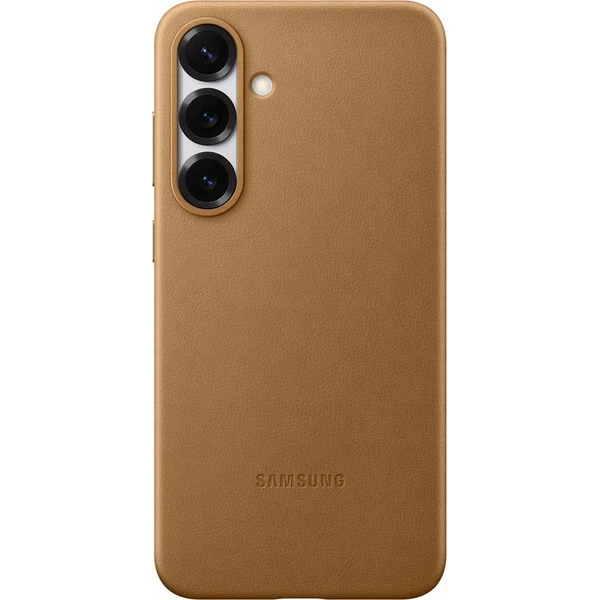 Samsung Kindsuit Case kryt z vegánskej kože Galaxy S25+ zlatý - Puzdra - Hlavný obrázok