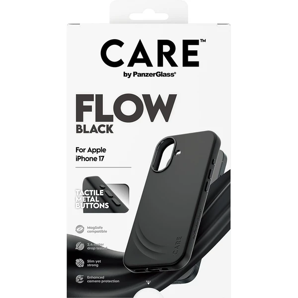 PanzerGlass® CARE Flow kryt s MagSafe Apple iPhone 17 čierny - Puzdra - Obrázok 8HDH000K01