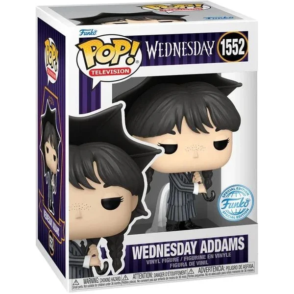 Funko POP! #1552 TV: Wednesday - Wednesday w/Umbrella (Exclusive) - Funko POP! - Obrázok 8HDK000K01