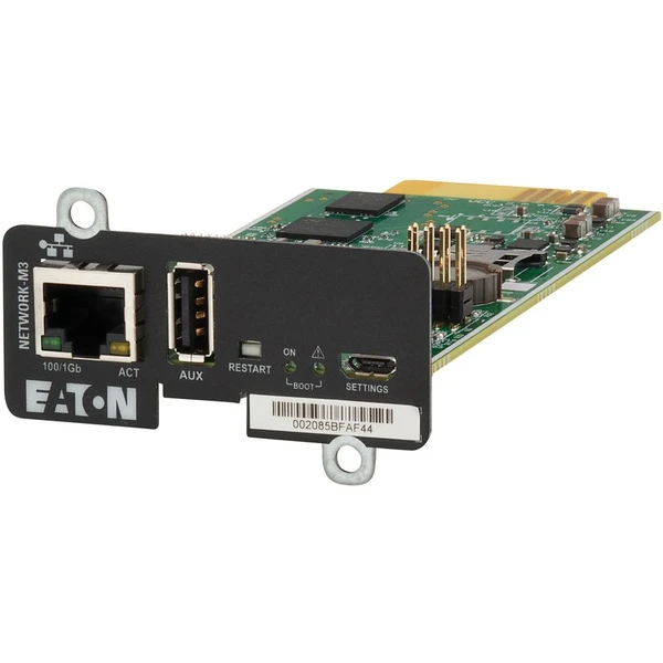 EATON Gigabitová sieťová karta Network-M3 - Web/SNMP (pre 5SC R, 5P, 5PX, 9E, 9PX, 9SX) - Sieťové karty - Obrázok 8HUI000K01