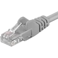 PremiumCord RJ45/RJ45 Cat5e UTP prepojovací kábel 25m šedý - Káble a redukcie