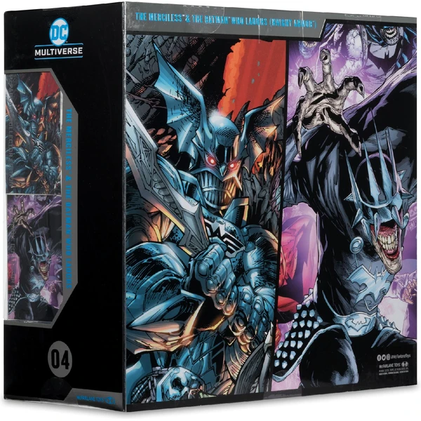 Akčné figúrky McFarlane DC - Batman Who Laughs (Knight Armor) & The Merciless (Dark Verse) 18 cm - Figúrky - Obrázok 8IHE000K01