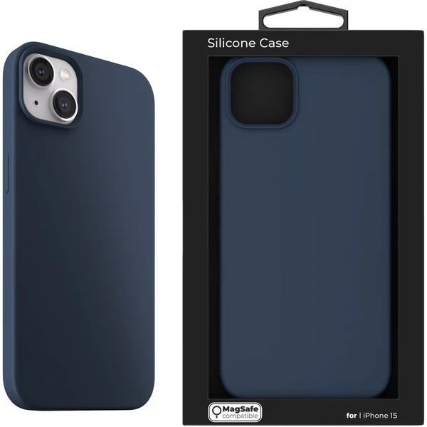 Next One silikónový kryt s MagSafe iPhone 15 modrý - Puzdra - Obrázok 8IJ5000701