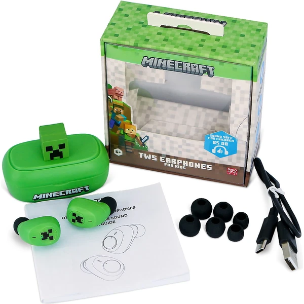 OTL detské TWS slúchadlá 3D Minecraft - Slúchadlá - Obrázok 8J6L000K01