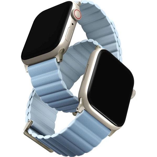 UNIQ Revix Premium Edition remienok pre Apple Watch 42/41/40/38mm Arctic (biely/modrý) - Remienky - Hlavný obrázok