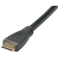 Akasa HDMI/Mini HDMI redukcia 0,25m čierna - Káble a redukcie