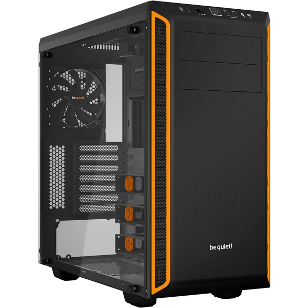 Be quiet! Pure Base 600 čierno-oranžová - Počítačové skrine - Hlavný obrázok