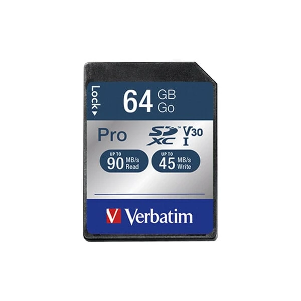 Verbatim Pro SDXC 64GB - Pamäťové karty - Hlavný obrázok