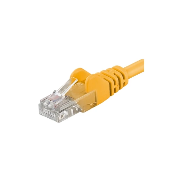 PremiumCord RJ45/RJ45 Cat6 UTP patch kábel 7m žltý - Káble a redukcie - Hlavný obrázok