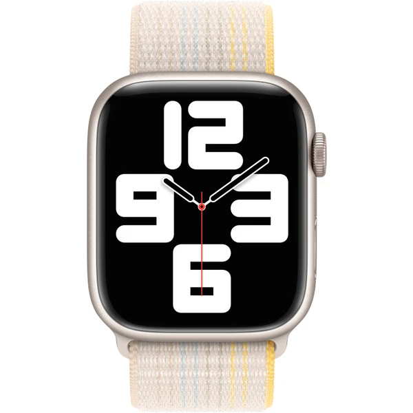 Apple Watch 49/45/44/42mm hviezdne biely prevliekací športový remienok - Remienky - Obrázok 8N64700301