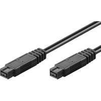 PremiumCord FireWire 9pin/FireWire 9pin kábel 1,8m čierny - Káble a redukcie
